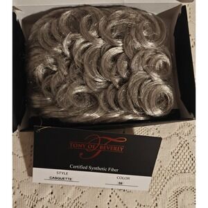Tony Of Beverly Cascade Color Number 59 Synthetic Hairpiece New Inbox